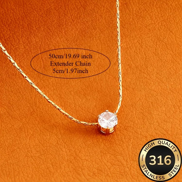 Floating Gem Necklace