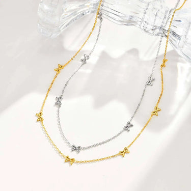 Ribbon Bow Necklace