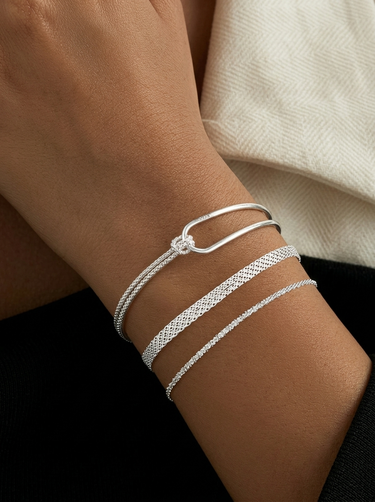 Sterling Bracelet Set